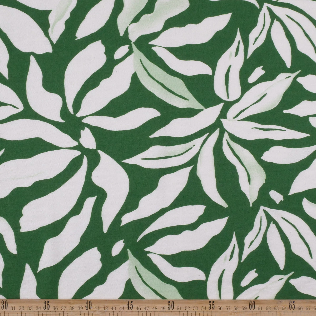 CREPE GILLY DIGITAL PRINT BLANCO ESTRELLA CON HOJAS