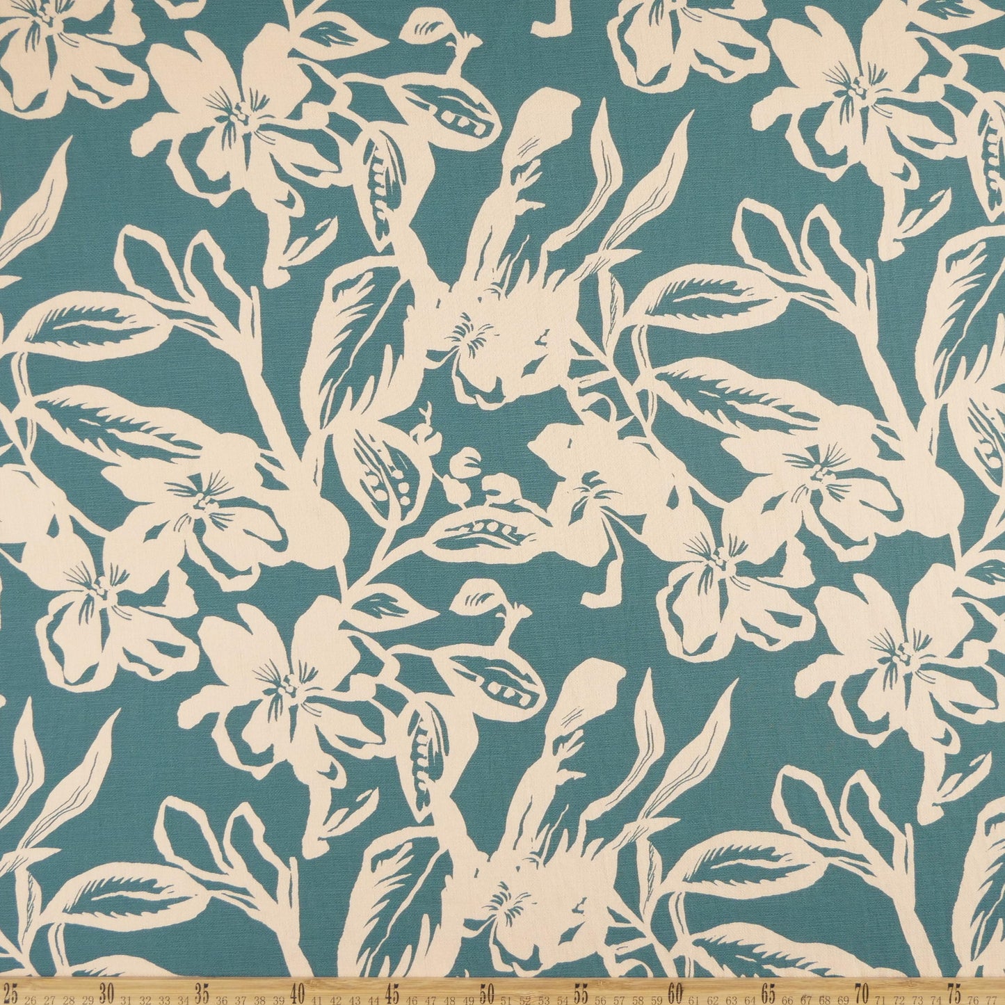 CREPE GILLY DIGITAL PRINT VERDE CERAMICA FLORAL