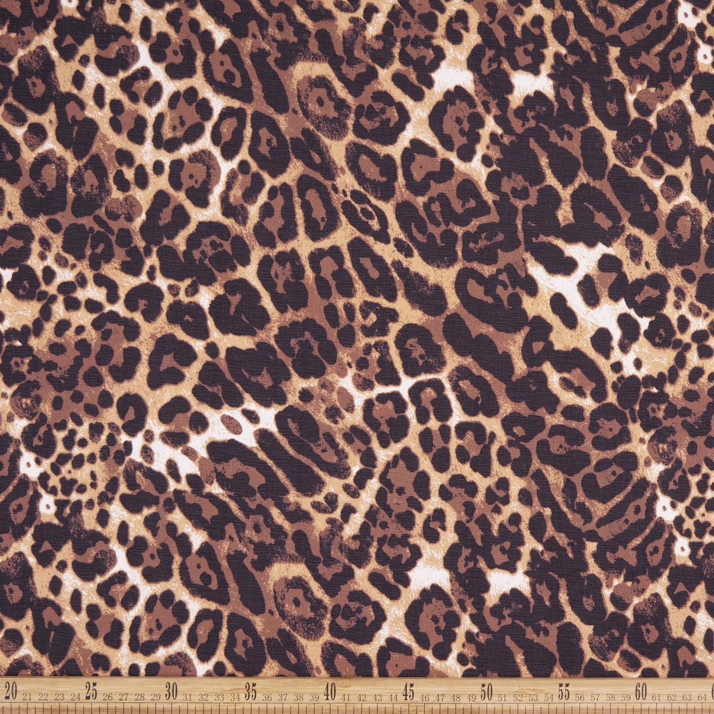CREPE GILLY DIGITAL PRINT MARRON OJO TIGRE ANIMAL PRINT