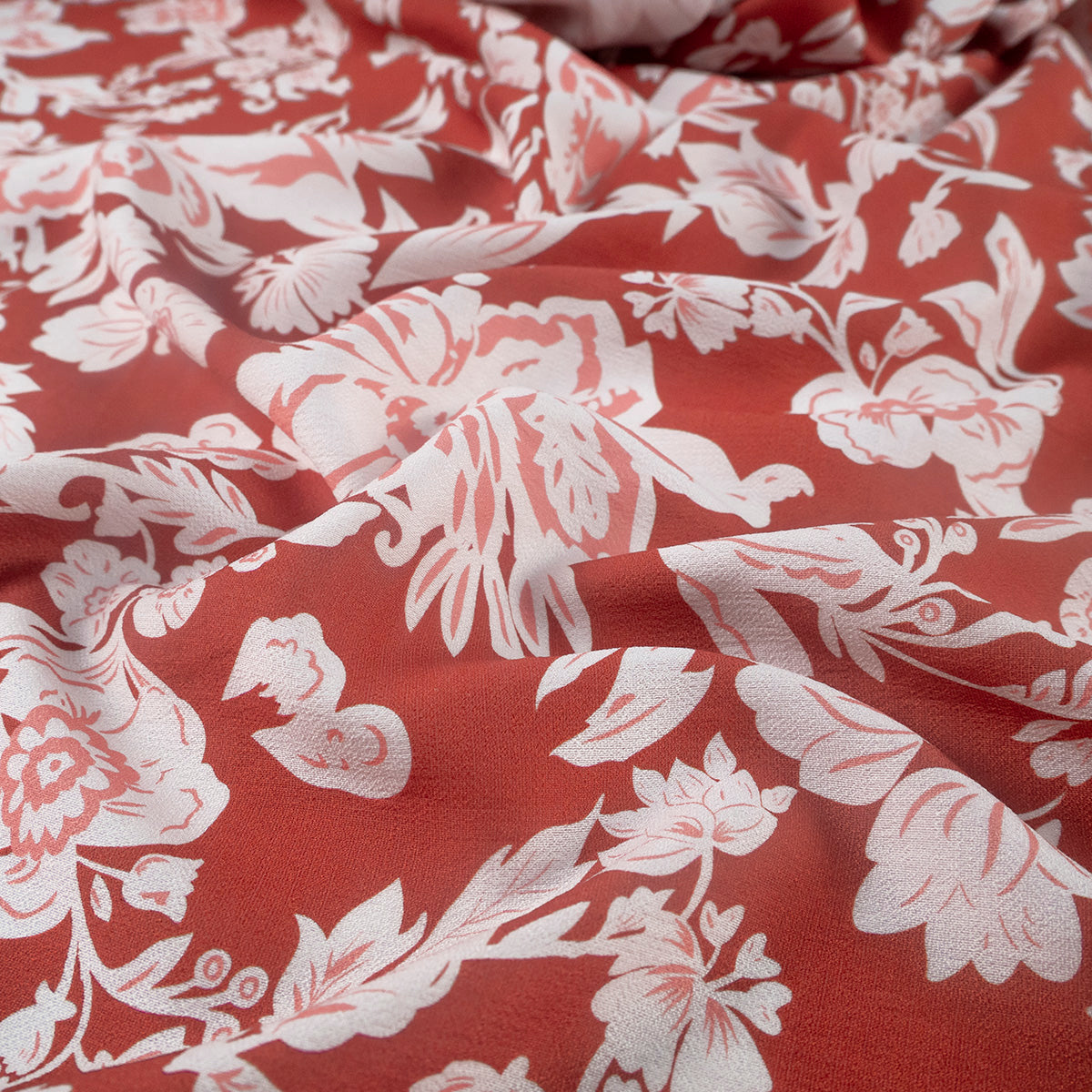 CREPE GILLY DIGITAL PRINT ROJO ARCILLA FLORAL
