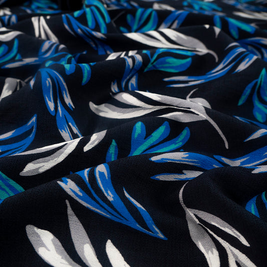 CREPE GILLY DIGITAL PRINT NEGRO METEORITO