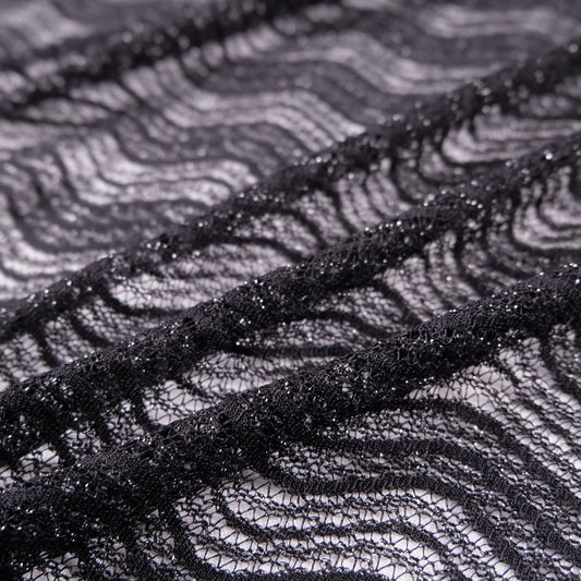 LAME PLISSE LOLA NEGRO METEORITO