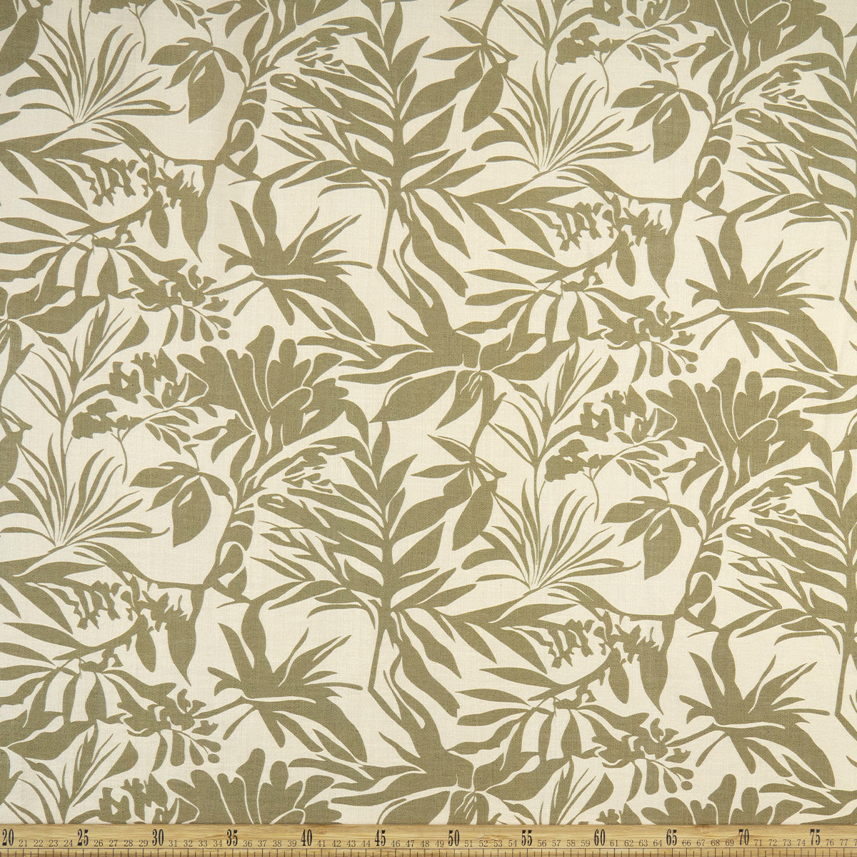 CREPE MELISA ESTAMPADO AMARILLO CERA HOJAS