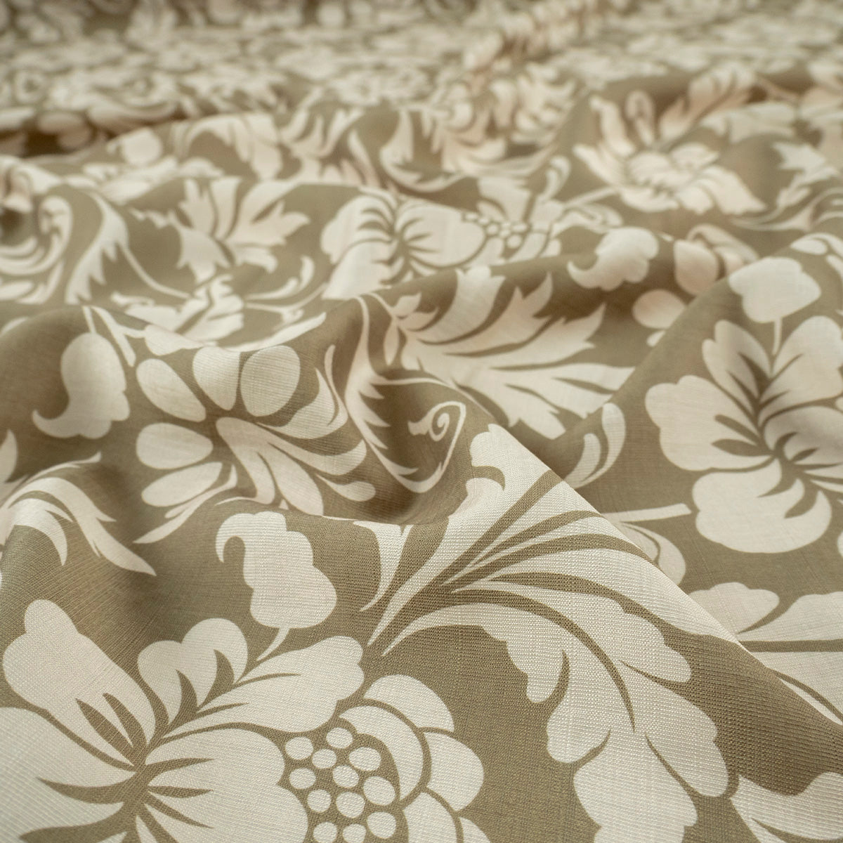 CREPE MELISA ESTAMPADO VERDE HOJA ABORIGEN