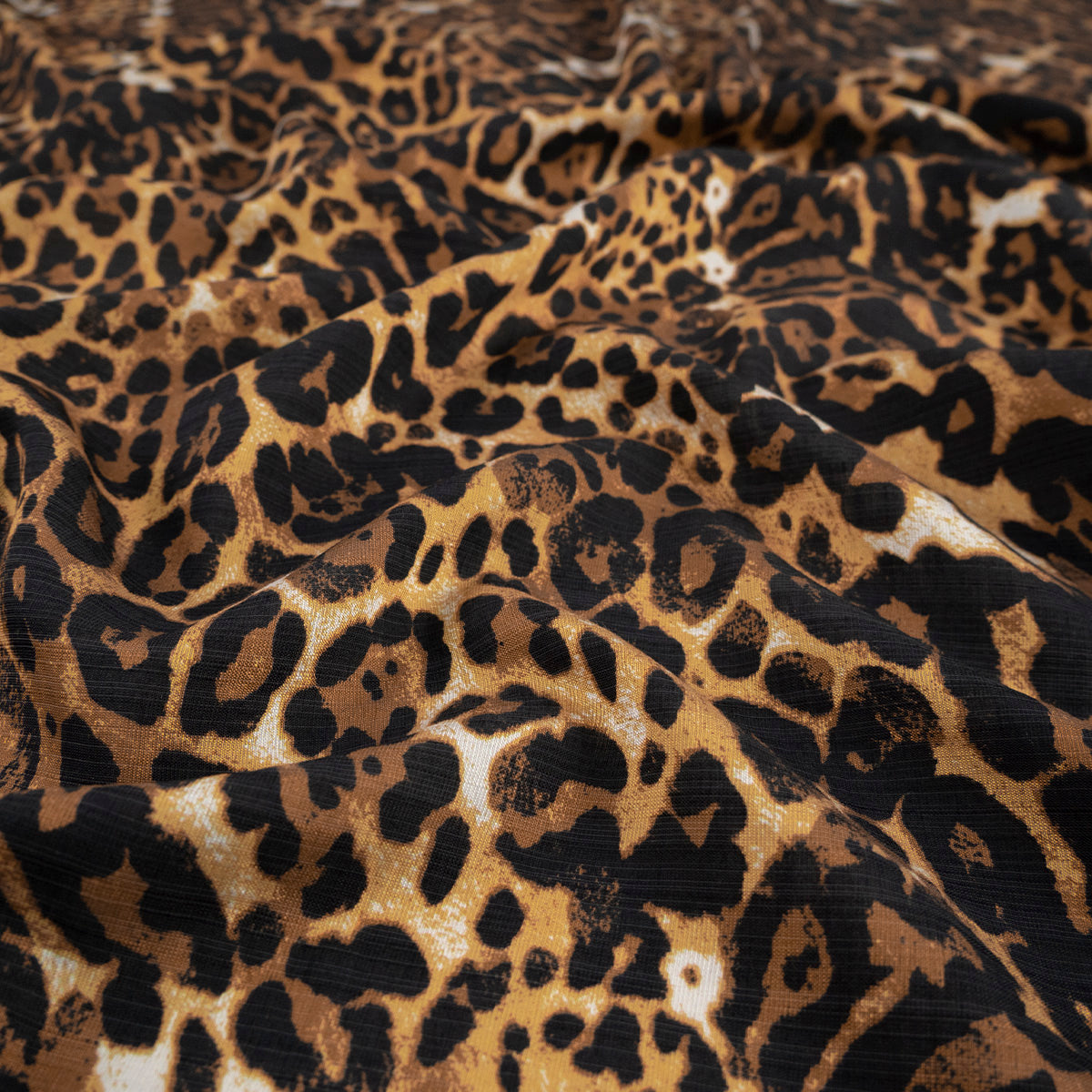 CREPE MELISA ESTAMPADO MARRON ARDILLA ANIMAL PRINT