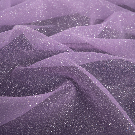 ORGANDI MICRO GLITTER LILA LAVENDULA