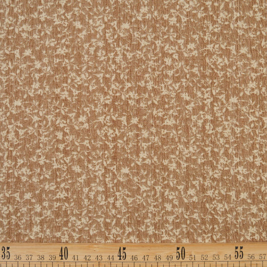 CREPE MARINA ESTAMPADO BEIGE SPONGE FLORAL PEQUEÑO