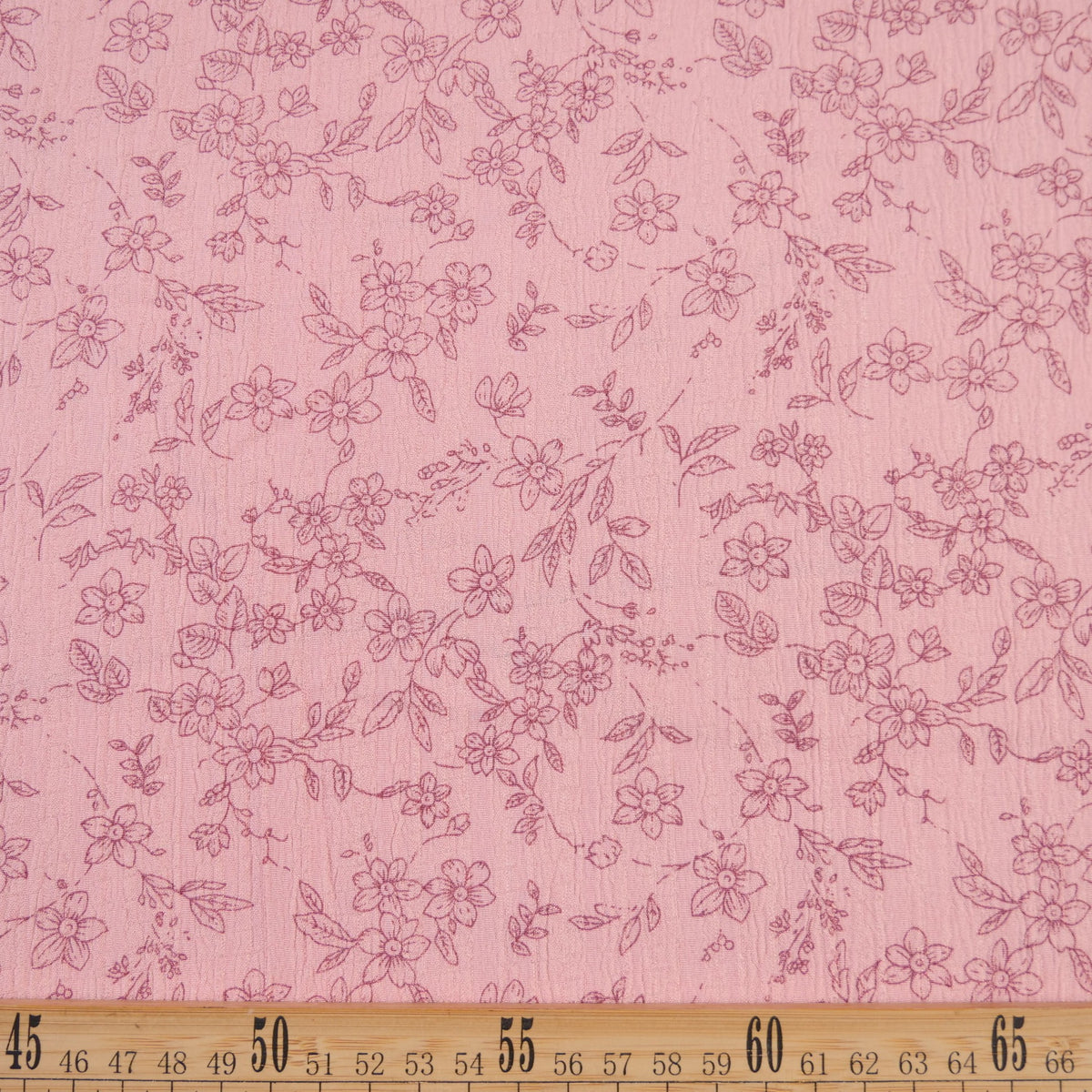 CREPE MARINA ESTAMPADO ROSA PARFAIT FLORAL CLASICO EN NEUTRO