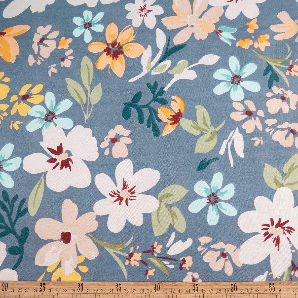 PERCAL ESTAMPADO GRIS PELTRE FLORAL