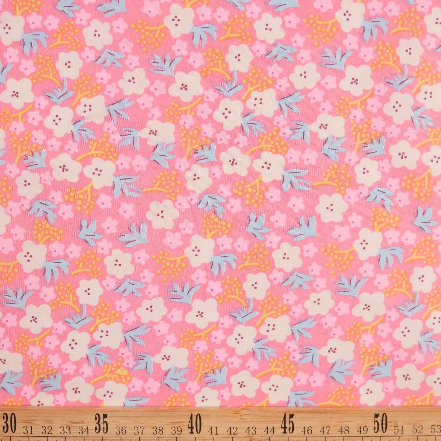 PERCAL ESTAMPADO FUCSIA CABARET FLORAL VINTAGE