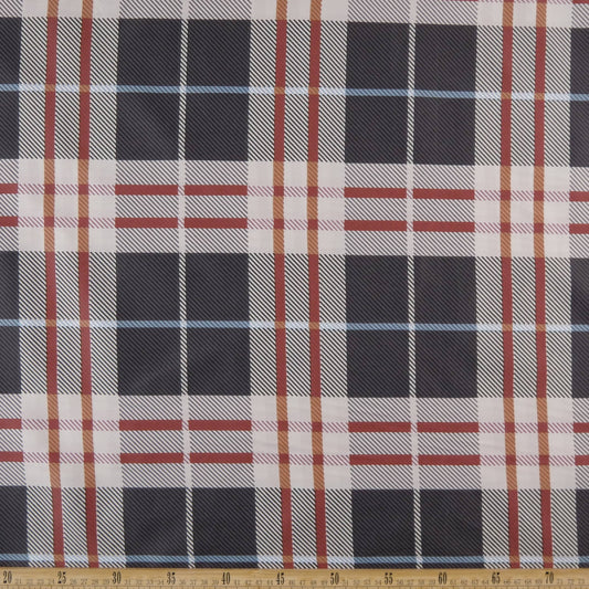PERCAL ESTAMPADO BLANCO ANTIGUO TARTAN