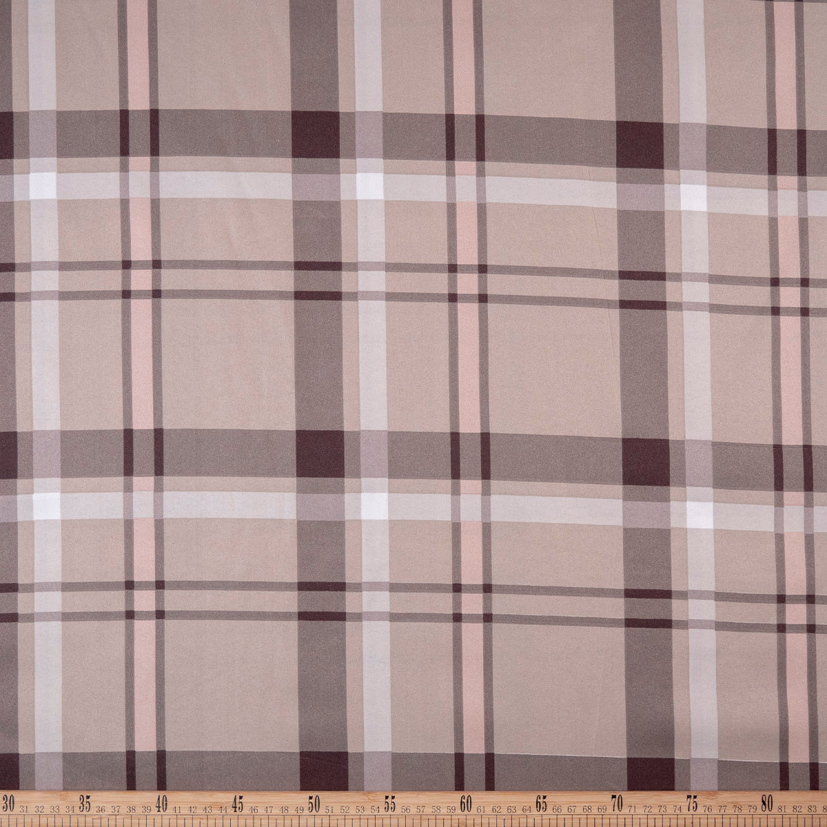 PERCAL ESTAMPADO BEIGE LINEAS