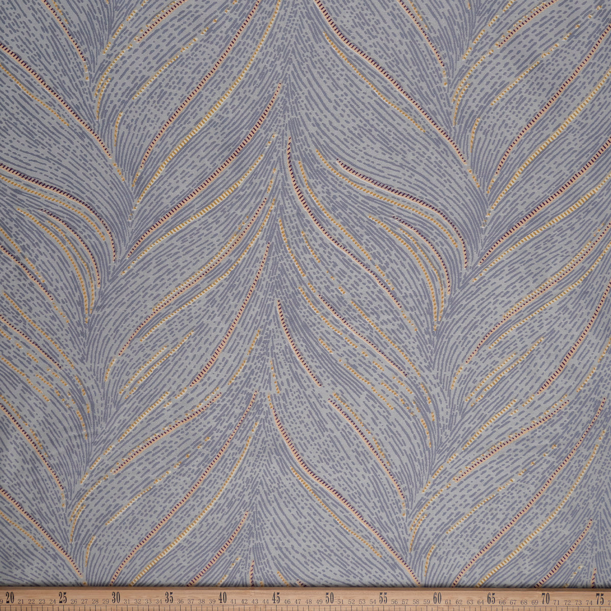 PERCAL ESTAMPADO GRIS MICRO CHIP HOJAS