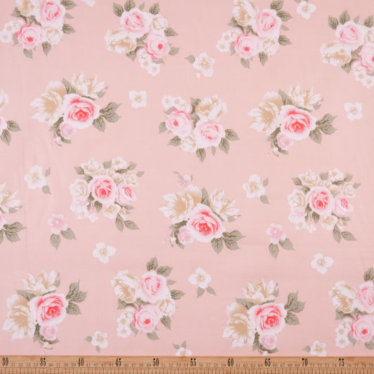 PERCAL ESTAMPADO ROSA FLORAL FLORAL VINTAGE