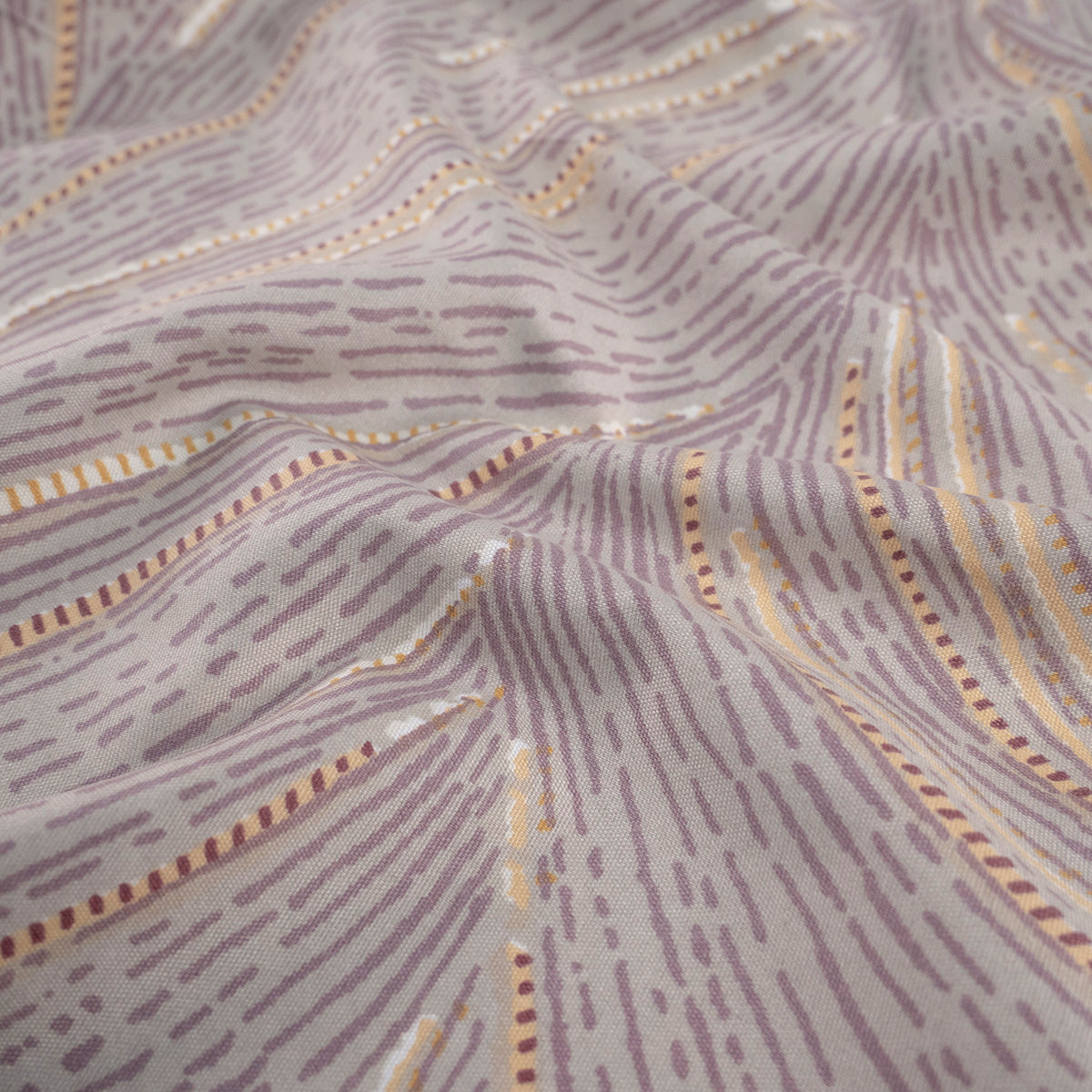 PERCAL ESTAMPADO BEIGE ARENA TORMENTA HOJAS