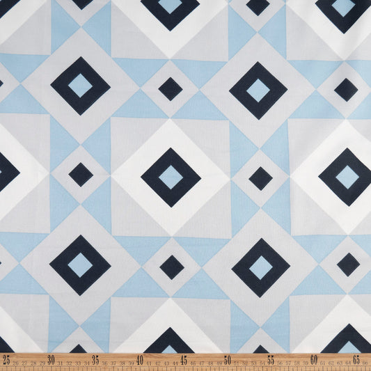 PERCAL ESTAMPADO GRIS ALLOY GEOMETRICO