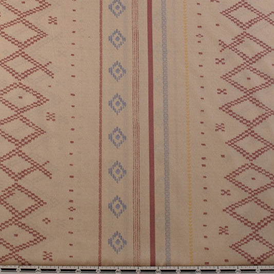 PERCAL 200 HILOS ESTAMPADA AMARILLO CERA DISEÑO TRIBAL