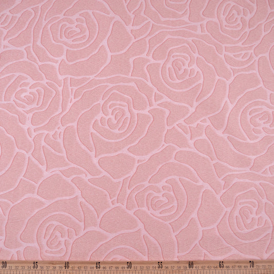 PERCAL 200 HILOS ESTAMPADA ROSA FLORAL ROSAS GRANDES