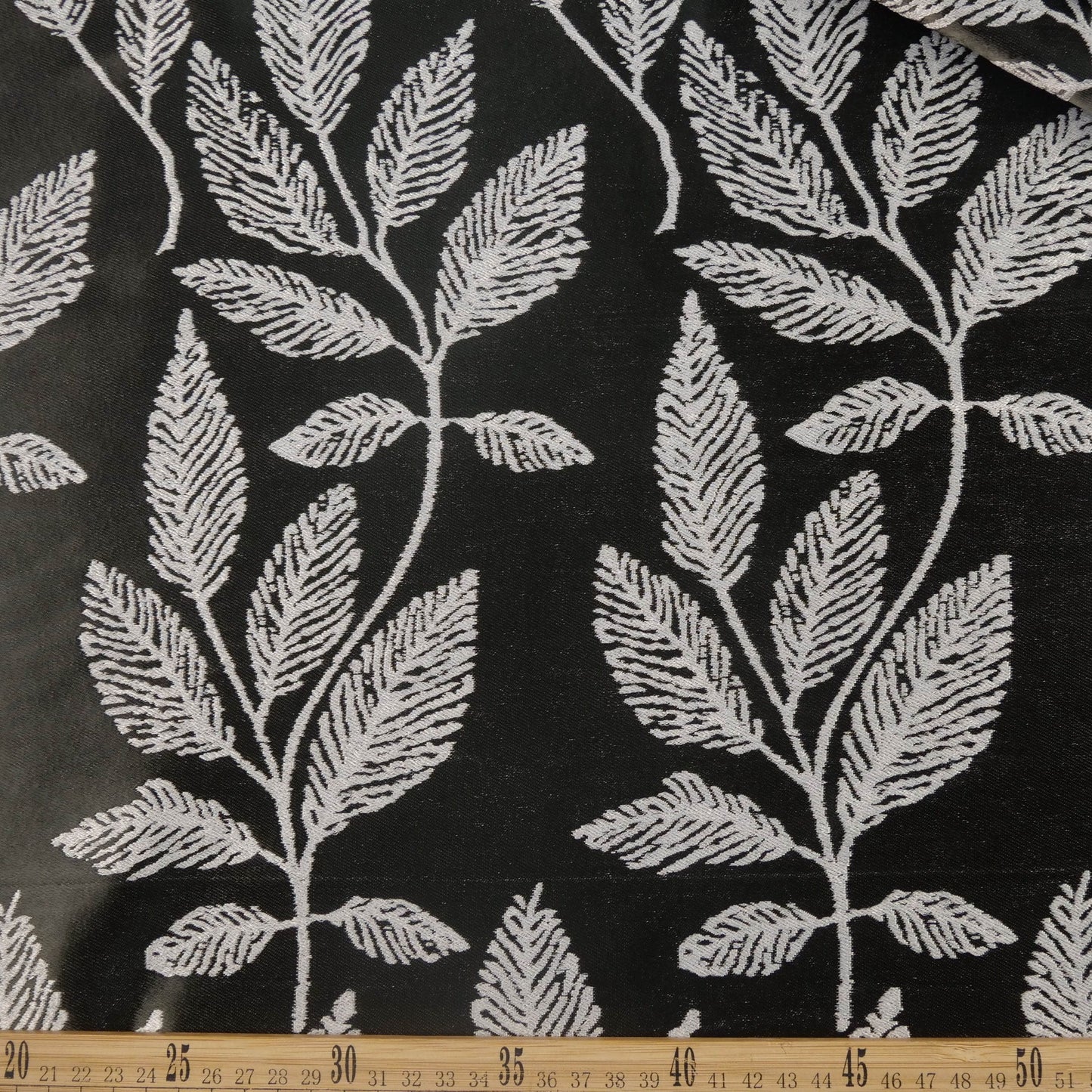 ANTISOLAR JACQUARD NEGRO METEORITO HOJAS