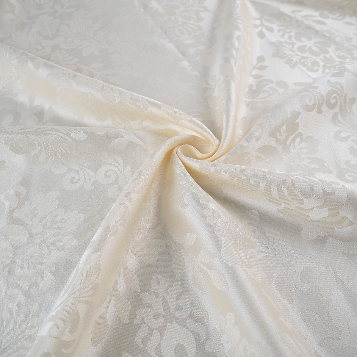 BROCATO BLANCO PAPIRO FLORES Y HOJAS
