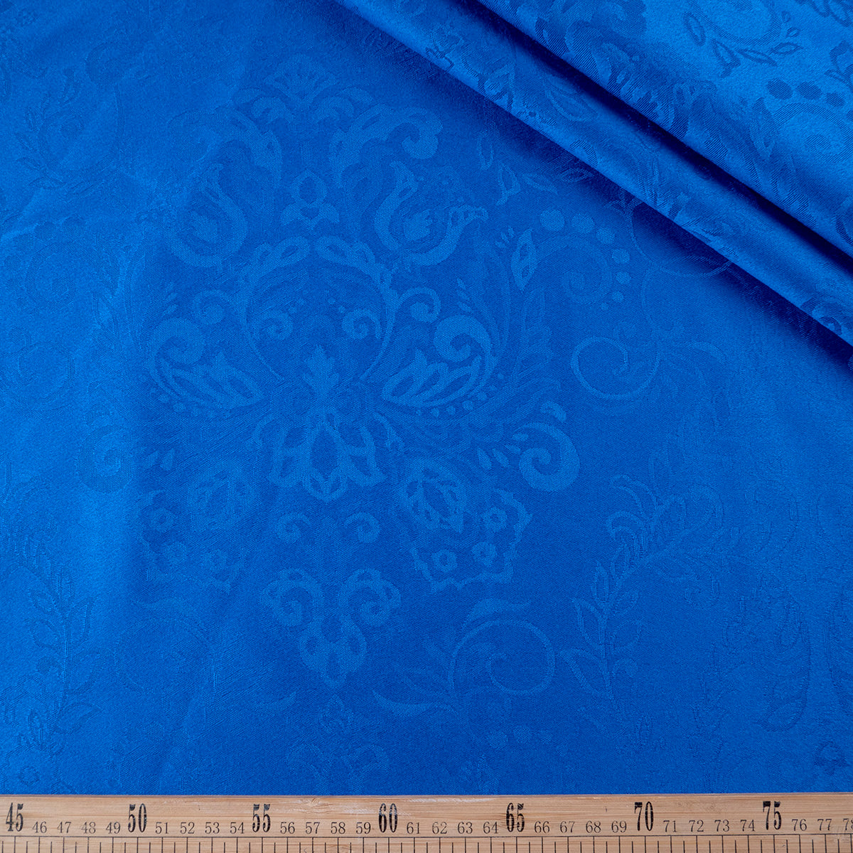 BROCATO AZUL OLIMPIA CON ARABESCOS