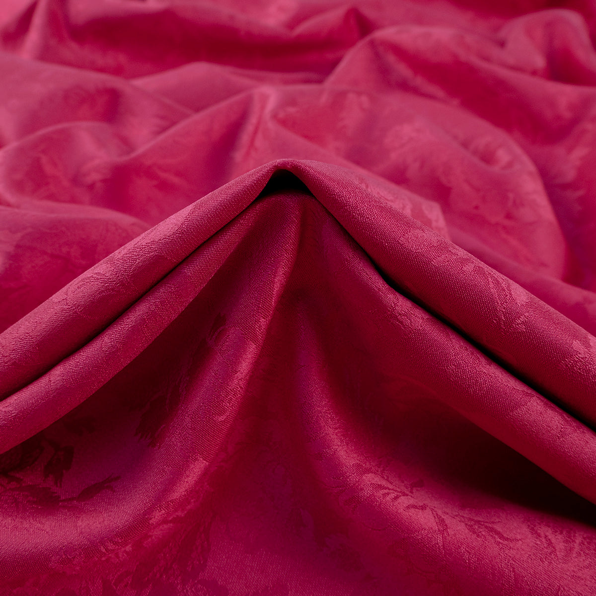 BROCATO FUCSIA FLAMBE CON FLORES