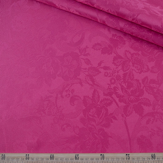 BROCATO FUCSIA FLAMBE CON FLORES