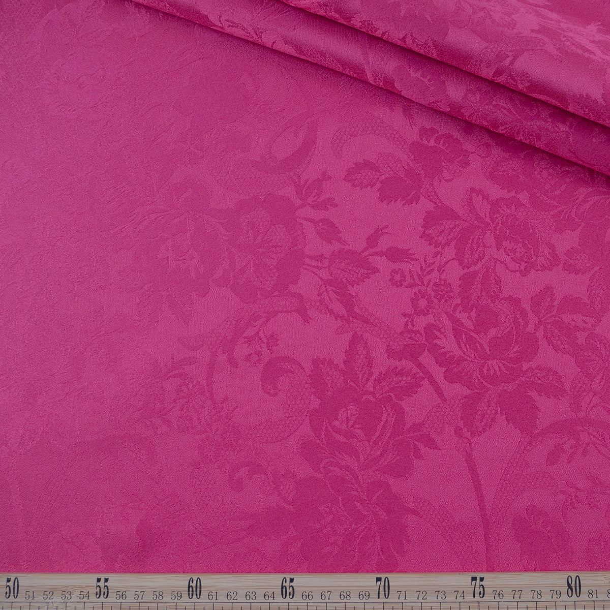 BROCATO FUCSIA FLAMBE CON FLORES