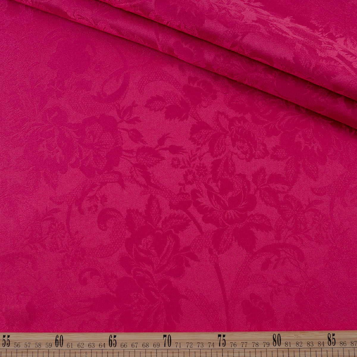 BROCATO FUCSIA FLAMBE CON FLORES
