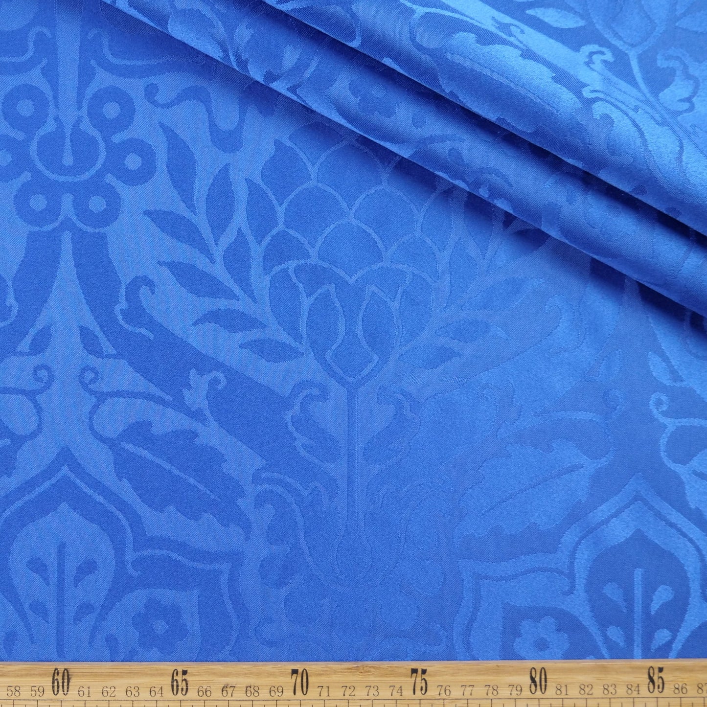 BROCATO AZUL OLIMPIA CON HOJAS