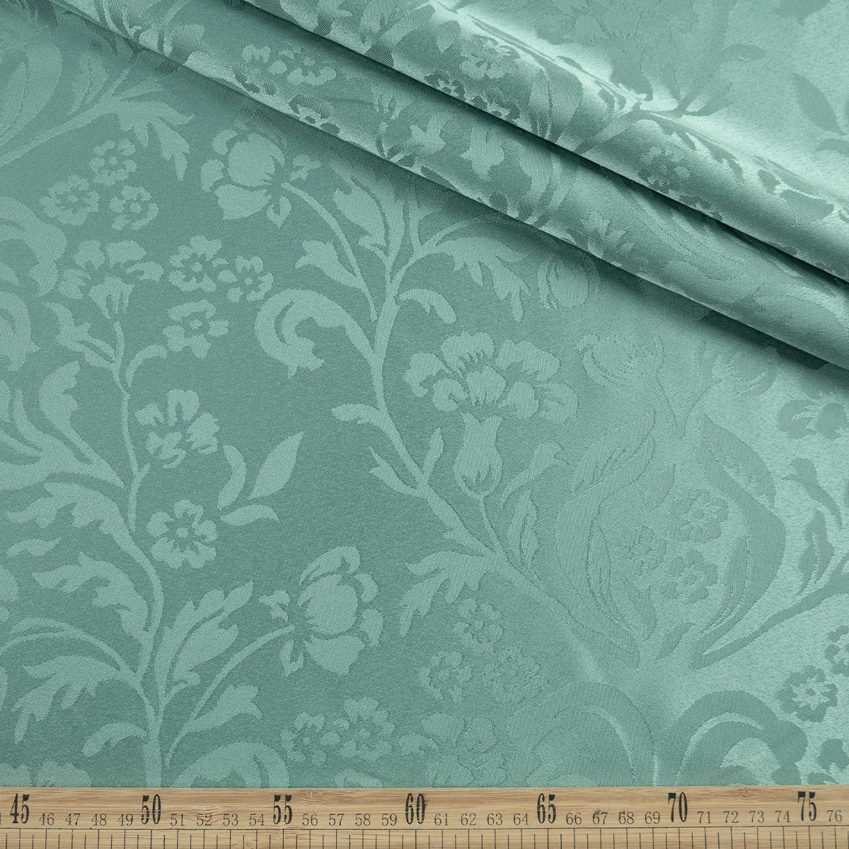BROCATO VERDE CHINO CON RACIMO DE FLORES