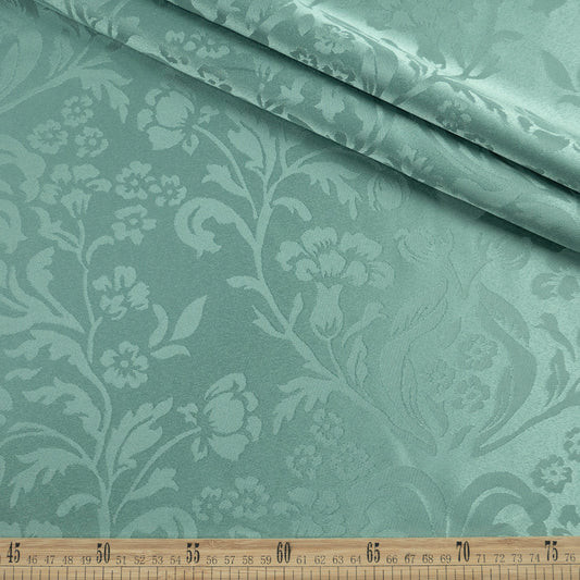 BROCATO VERDE CHINO CON RACIMO DE FLORES