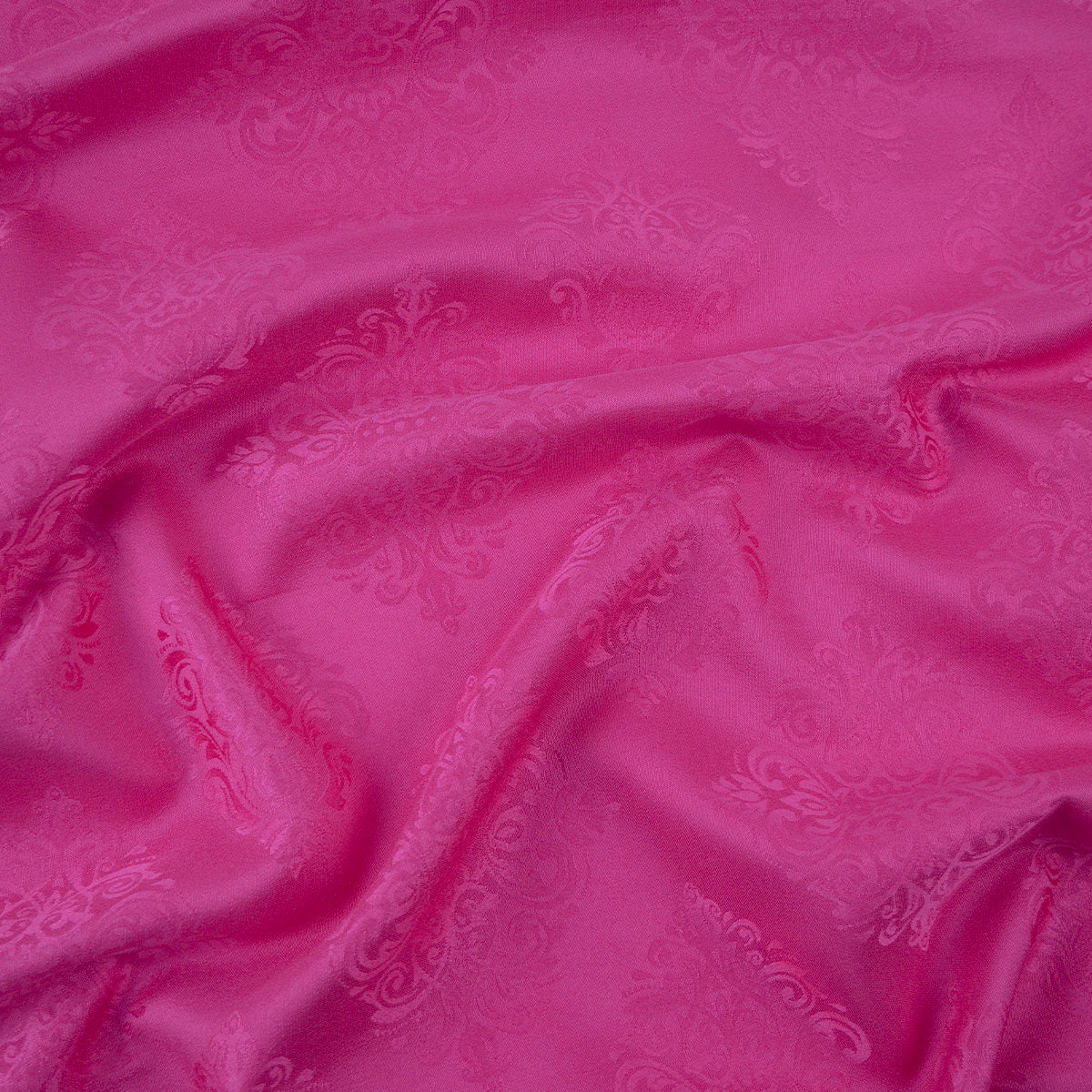 BROCATO FUCSIA FLAMBE ARABESCOS