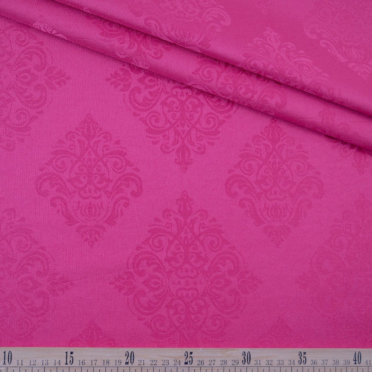 BROCATO FUCSIA FLAMBE ARABESCOS