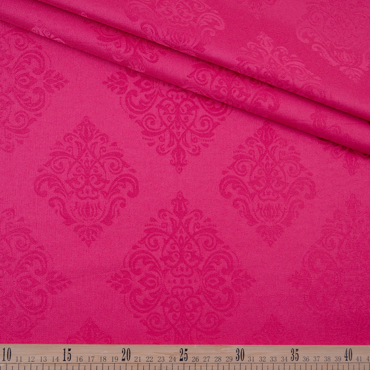 BROCATO FUCSIA FLAMBE ARABESCOS