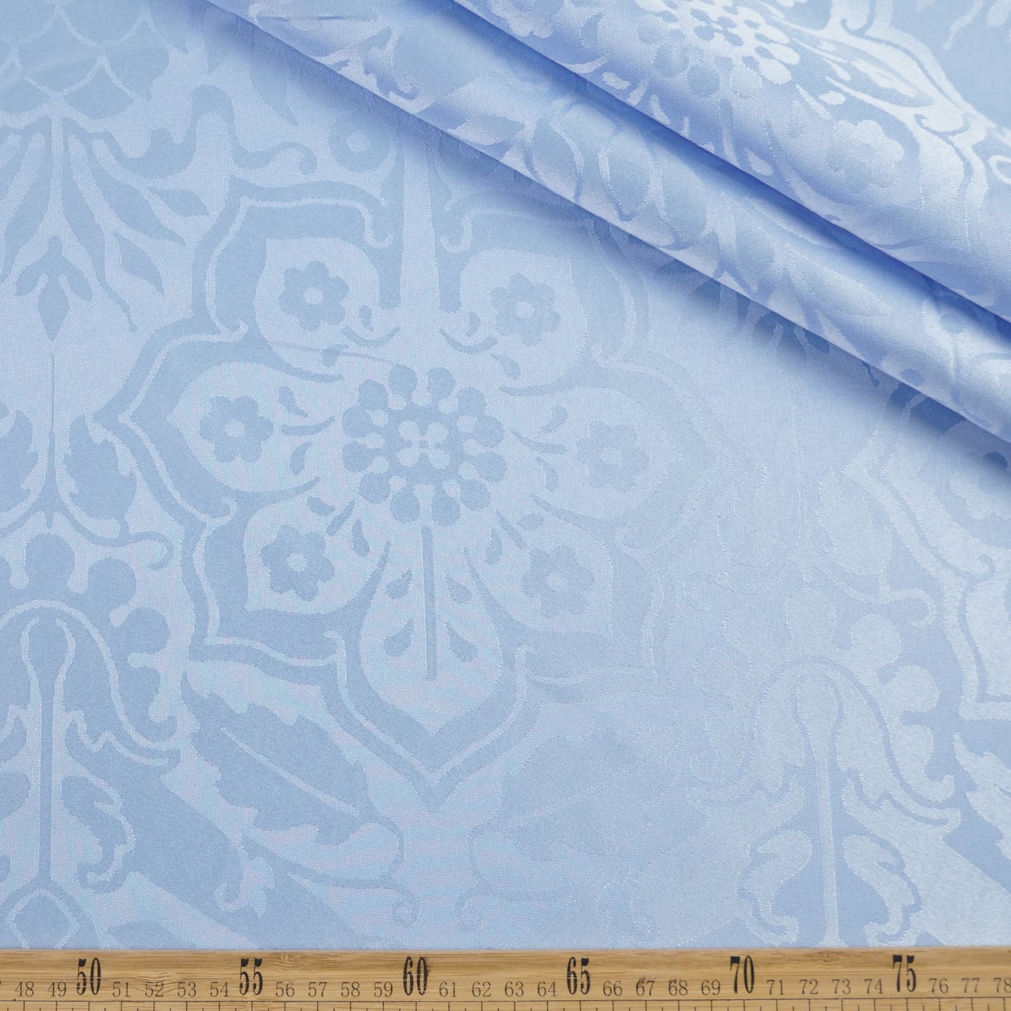 BROCATO CELESTE CIELO CON MANDALAS