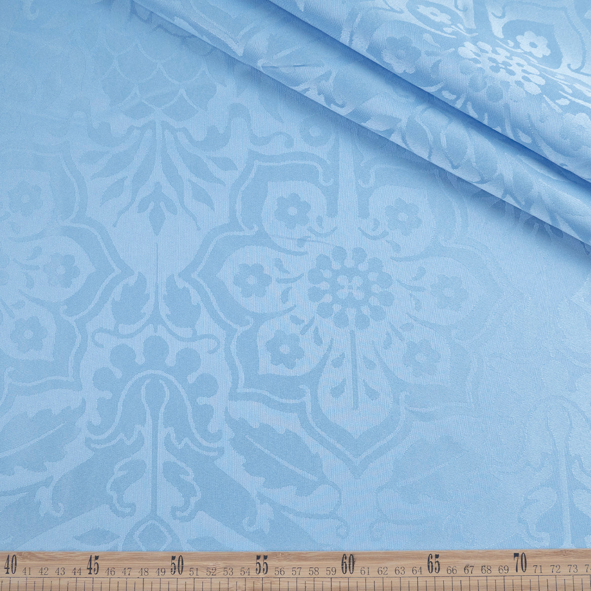 BROCATO CELESTE CIELO CON MANDALAS