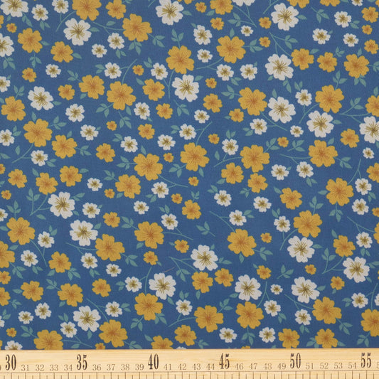 BOAL ESTAMPADO AZUL INDIGO MOOD FLOREADO