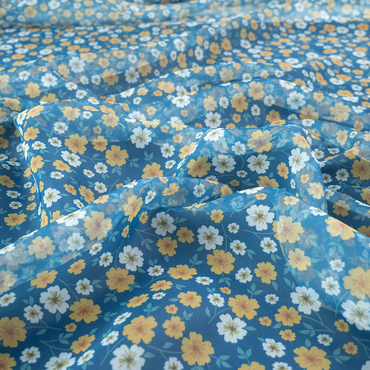 BOAL ESTAMPADO AZUL INDIGO MOOD FLOREADO