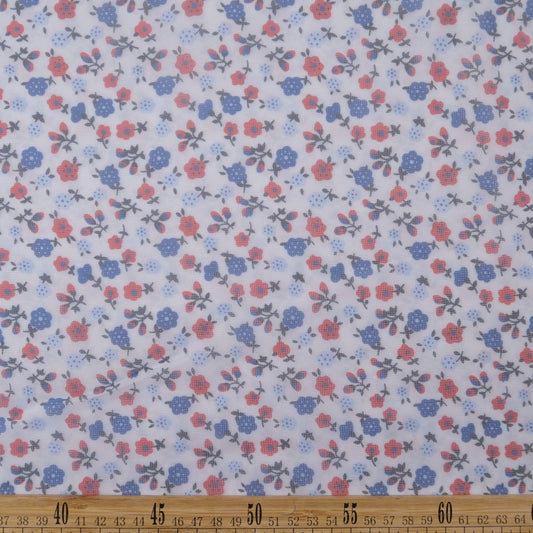 BOAL ESTAMPADO AZUL VISTA FLOREADO
