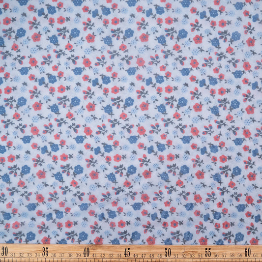 BOAL ESTAMPADO AZUL VISTA FLOREADO