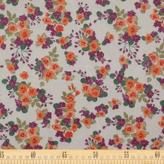 BOAL ESTAMPADO BLANCO BRILLANTE FLOREADO