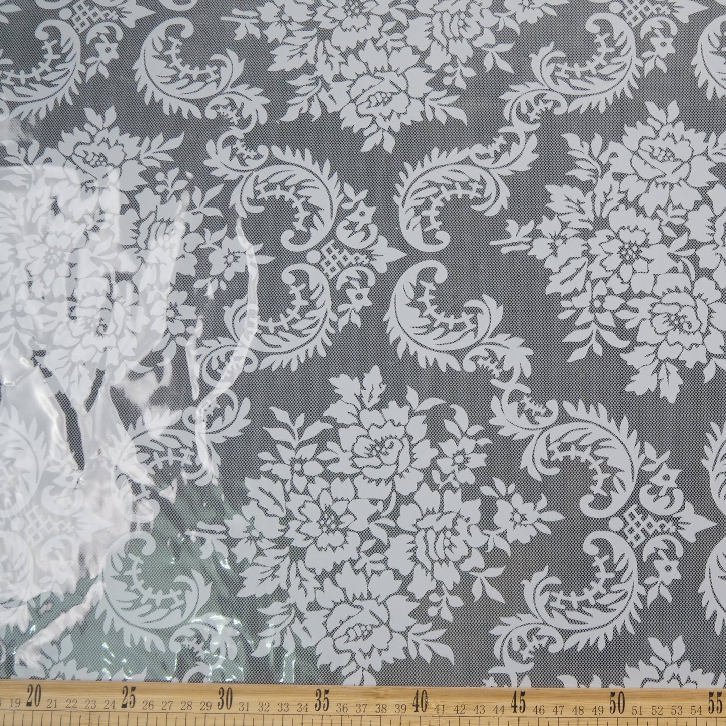 PVC ESTAMPADO BLANCO BRILLANTE
