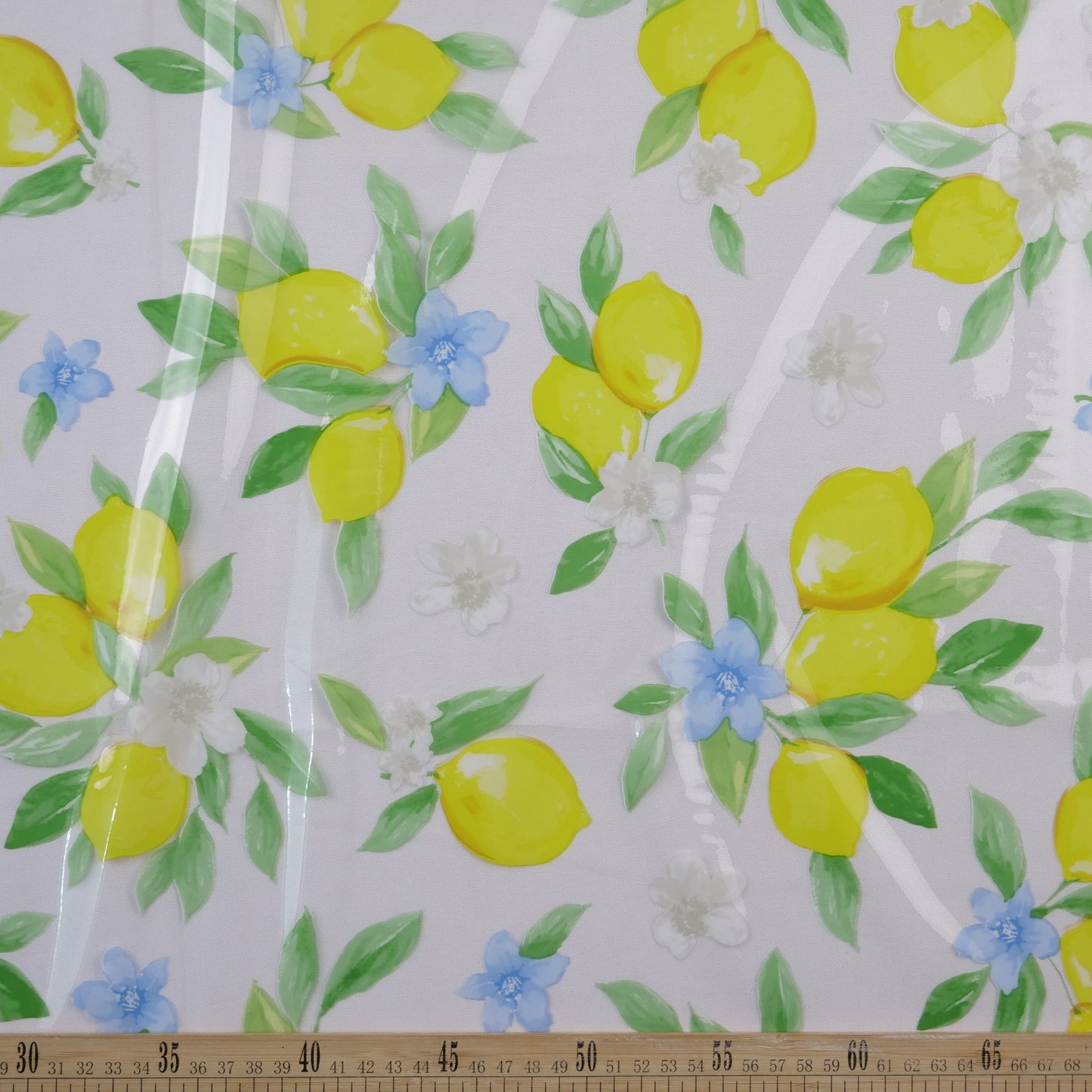 PVC ESTAMPADO AMARILLO LIMEADE CON LIMONES