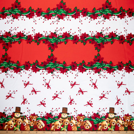 MANTELERIA NAVIDAD ROJO CARMESI