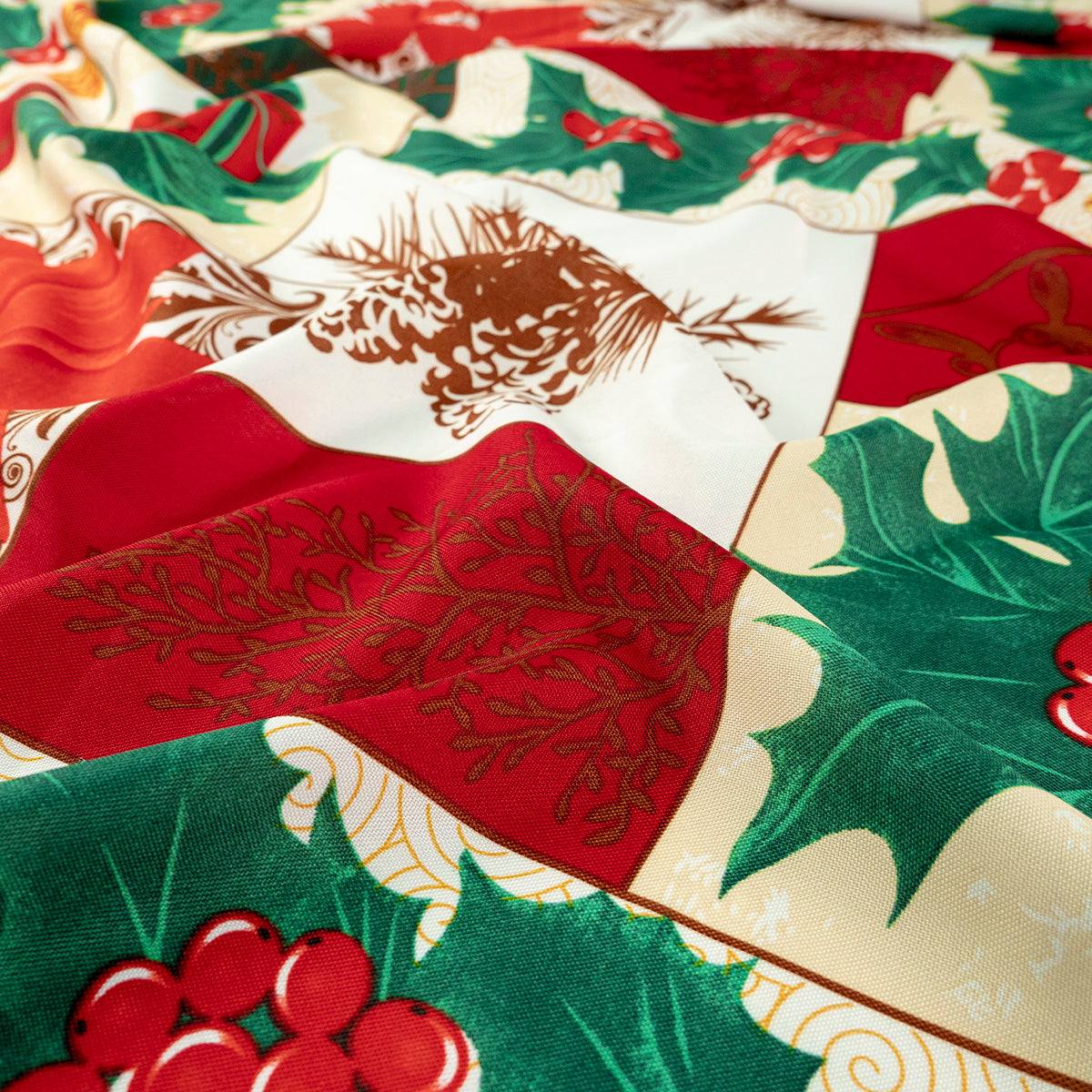 MANTELERIA NAVIDAD ROJO MARTE