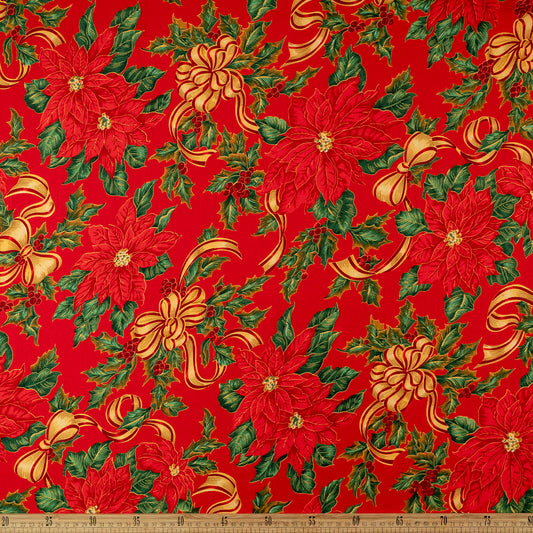 MANTELERIA NAVIDAD ROJO MARTE