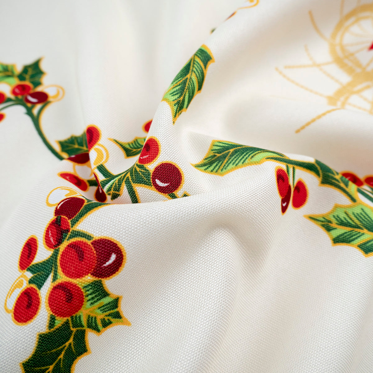 MANTELERIA NAVIDAD ROJO CARMESI