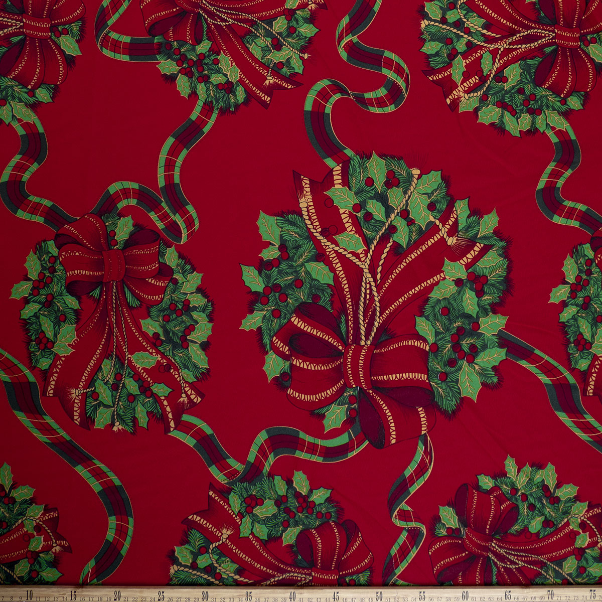 MANTELERIA NAVIDAD ROJO MARTE