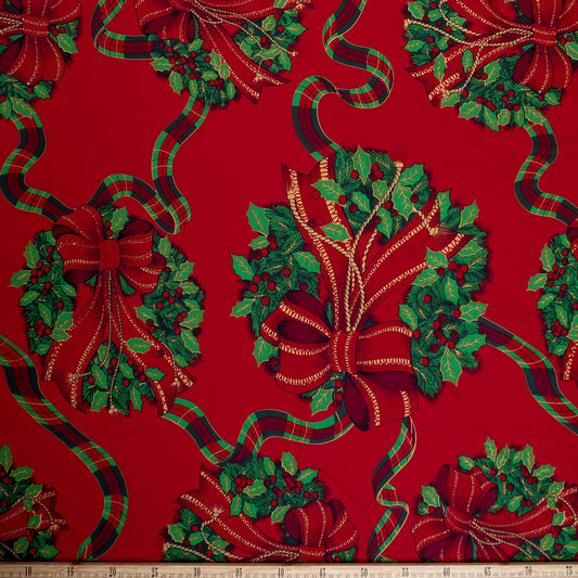 MANTELERIA NAVIDAD ROJO MARTE